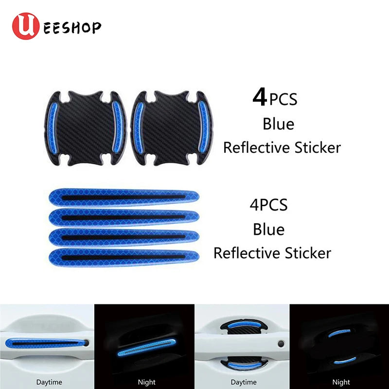 3D Car Reflective Sticker Tape Reflector 8pcs