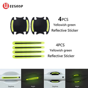 3D Car Reflective Sticker Tape Reflector 8pcs