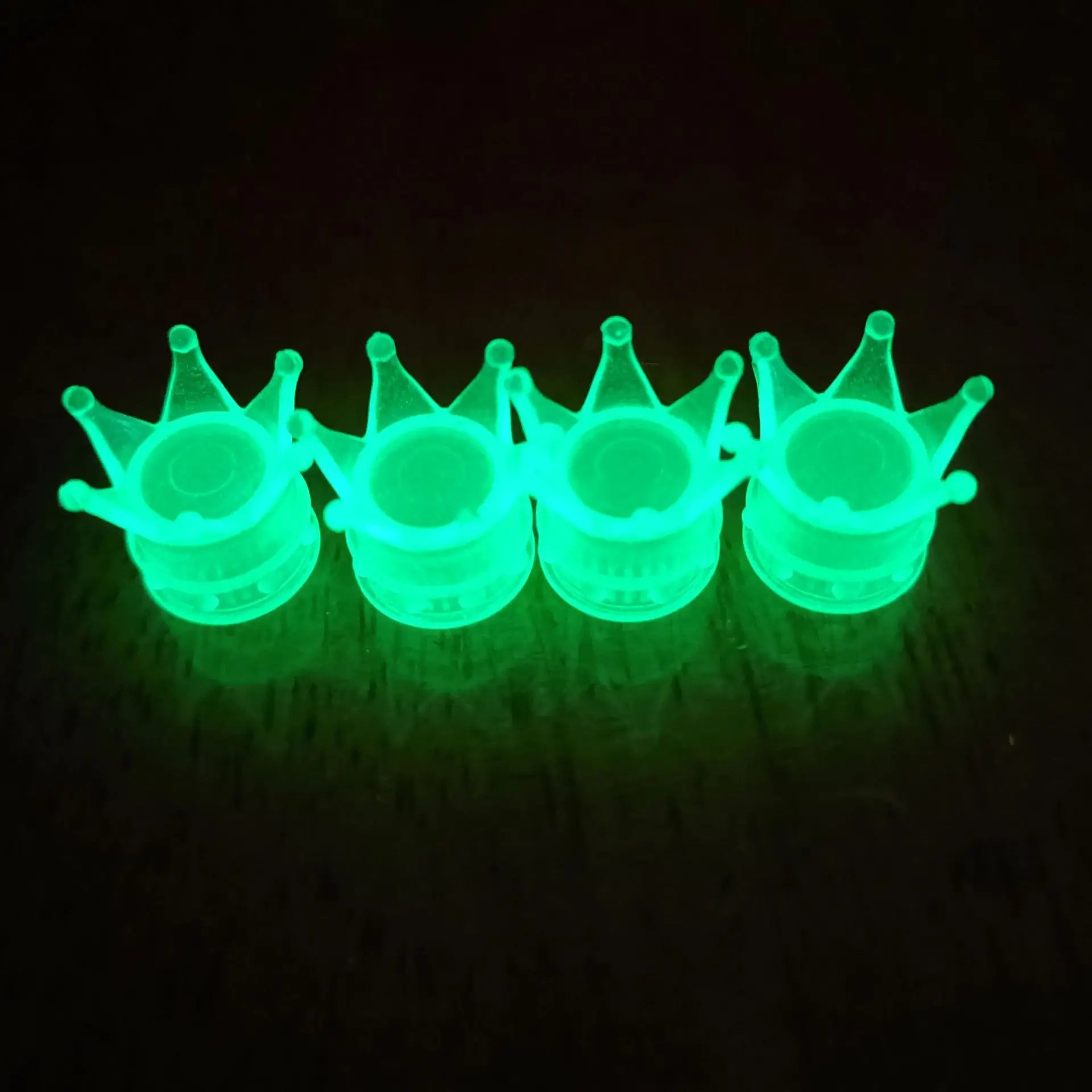 Luminous Crown Shape Wheel Tire Valve Cover