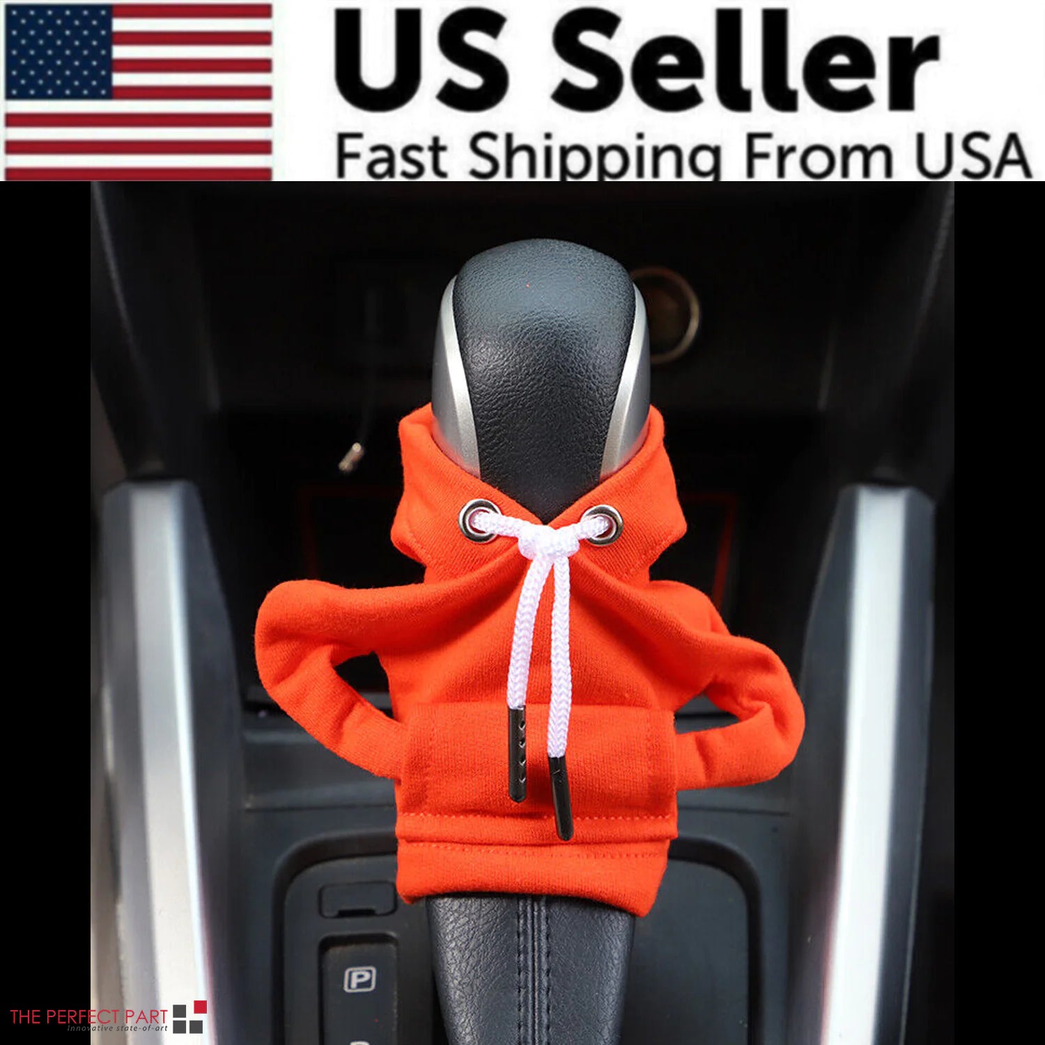 Car Gear Shift Cover Mini Hoodie Gear Shift Cover for Car Shifter Interior Trim